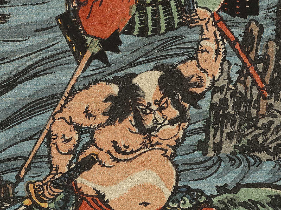 Shinrei yaguchi no watashi by Utagawa Kunisada(Toyokuni III) / BJ337-323