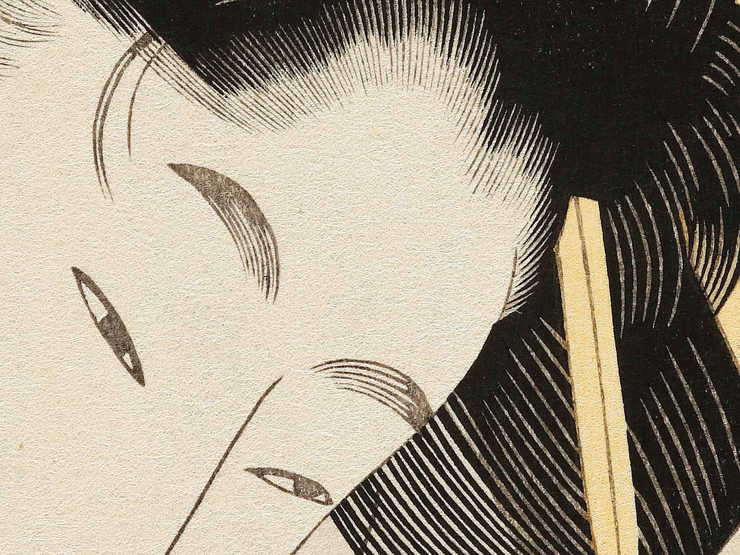 Matsubaya yosooi from the series Seiro rokka sen by Kitagawa Utamaro, (Large print size) / BJ327-103