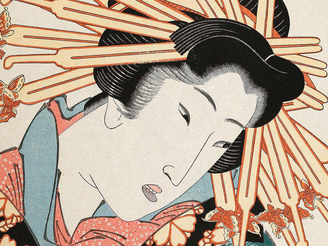 Tose kobutsu hakkei by Keisai Eisen, (Large print size) / BJ319-018