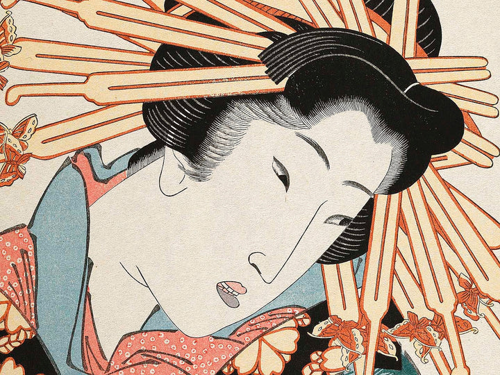 Tose kobutsu hakkei by Keisai Eisen, (Large print size) / BJ319-018