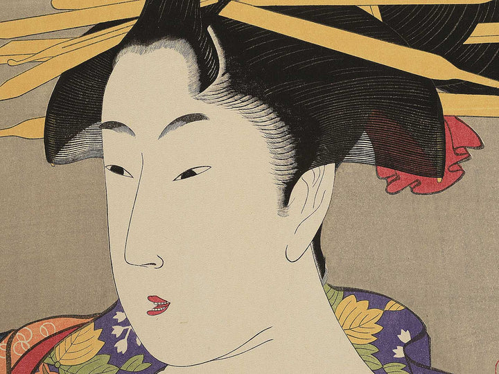 Mojiro Hitomoto by Kitagawa Utamaro, (Large print size) / BJ352-198