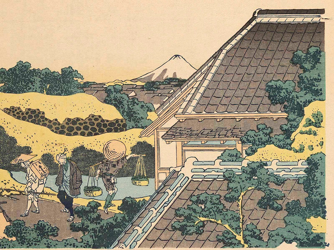 Surugadai in Edo from the series Thirty-six Views of Mount Fuji by Katsushika Hokusai, (Medium print size) / BJ280-322