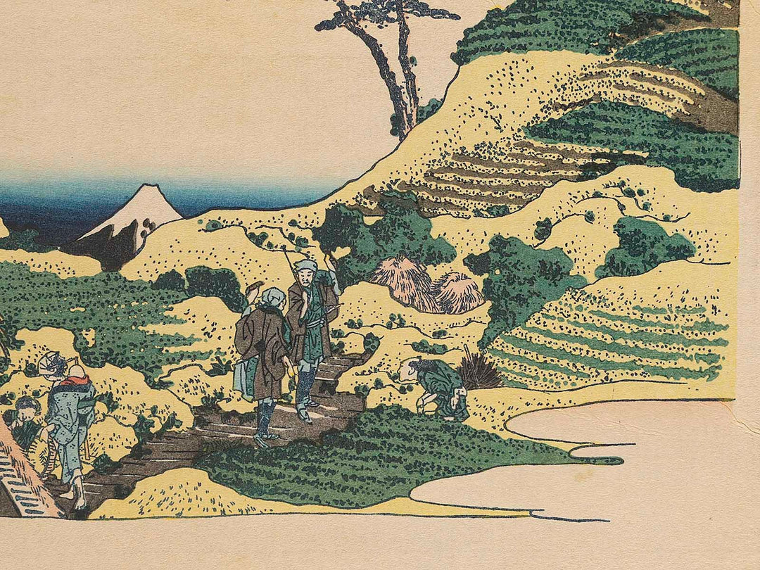Shimomeguro from the series Thirty-six Views of Mount Fuji by Katsushika Hokusai, (Medium print size) / BJ280-287