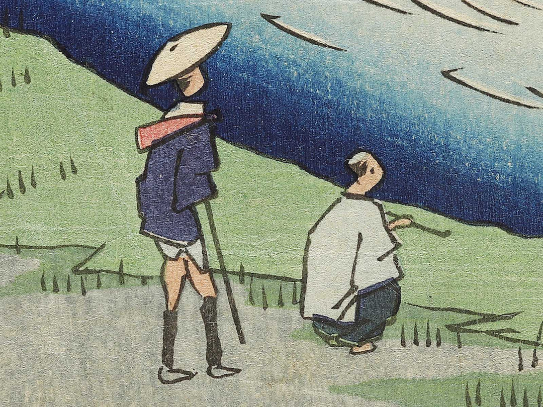 Sekiguchi mejiro fudo from the series Tokyo 48 famous places by Shosai Ikkei / BJ325-304