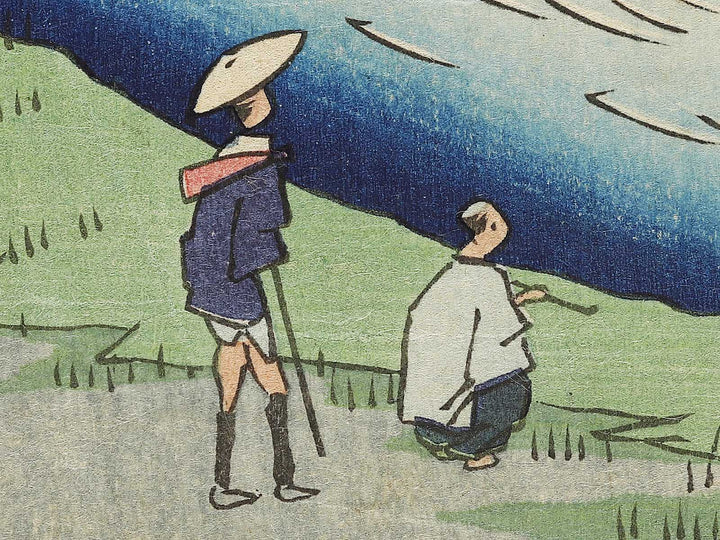 Sekiguchi mejiro fudo from the series Tokyo 48 famous places by Shosai Ikkei / BJ325-304