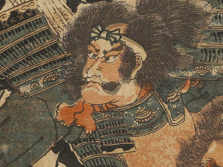 Asai Saburo Yoshihide by Ipposai Yoshifuji / BJ339-472