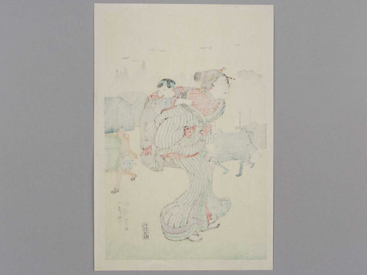 Komagata no asagiri by Utagawa Kuniyoshi, (Small print size) / BJ225-939