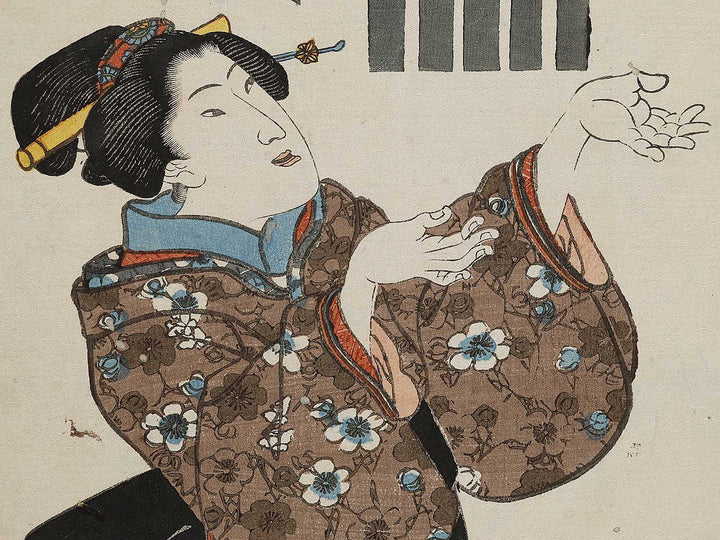 Hyakuban Jintokuin from the series Hyakunin isshu esho by Utagawa Kunisada(Toyokuni III) / BJ314-692