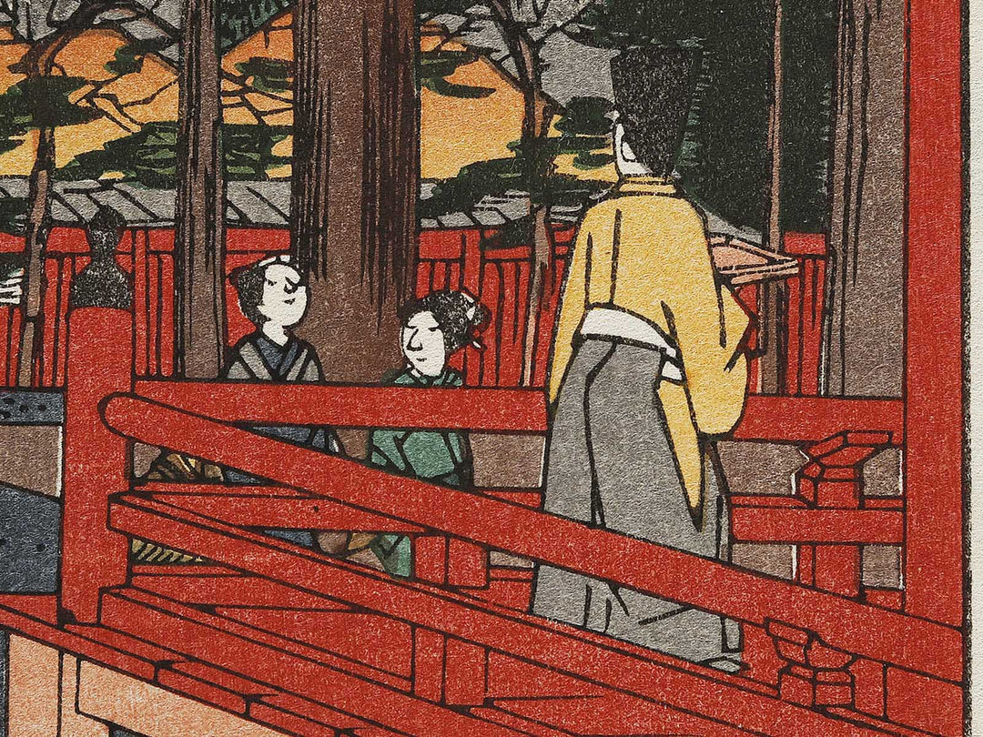 Oji Inari Shrine from the series One Hundred Famous Views of Edo by Utagawa Hiroshige, (Large print size) / BJ336-889