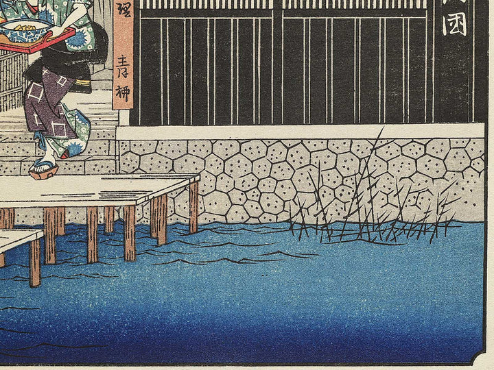 Ryogaku Aoyagi from the series Edo komei kaitei zukushi by Utagawa Hiroshige, (Medium print size) / BJ330-589