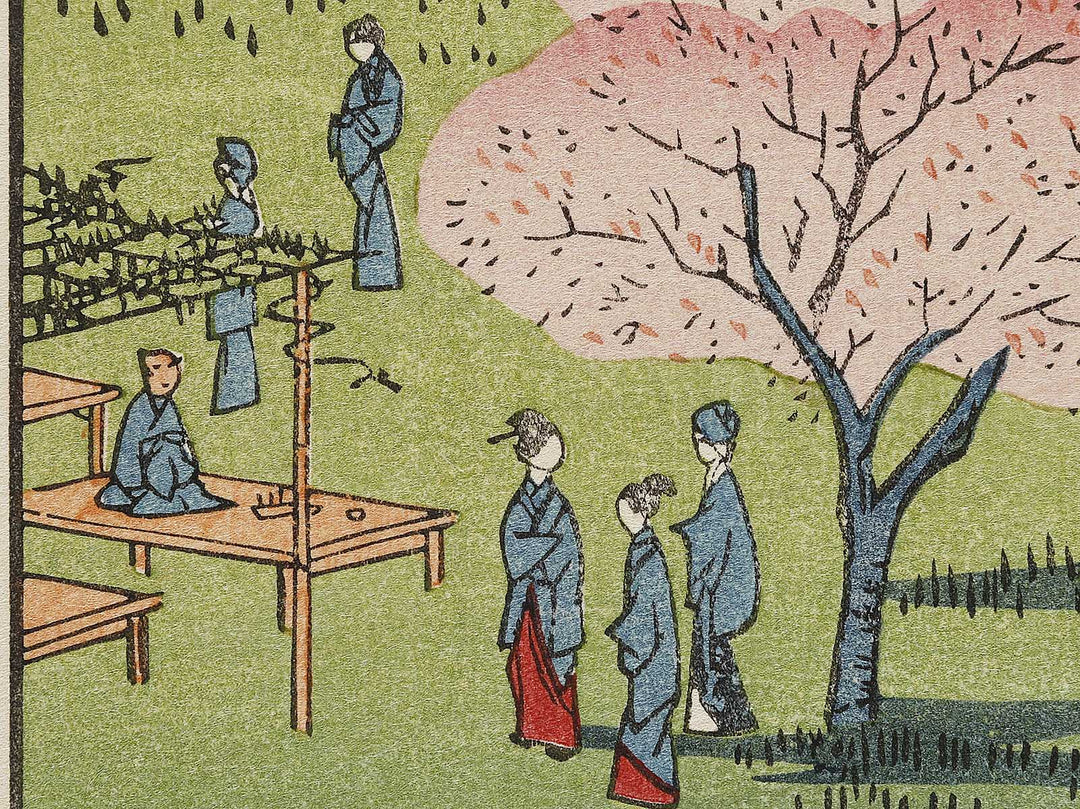 New Fuji, Meguro from the series One Hundred Famous Views of Edo by Utagawa Hiroshige, (Large print size) / BJ337-141