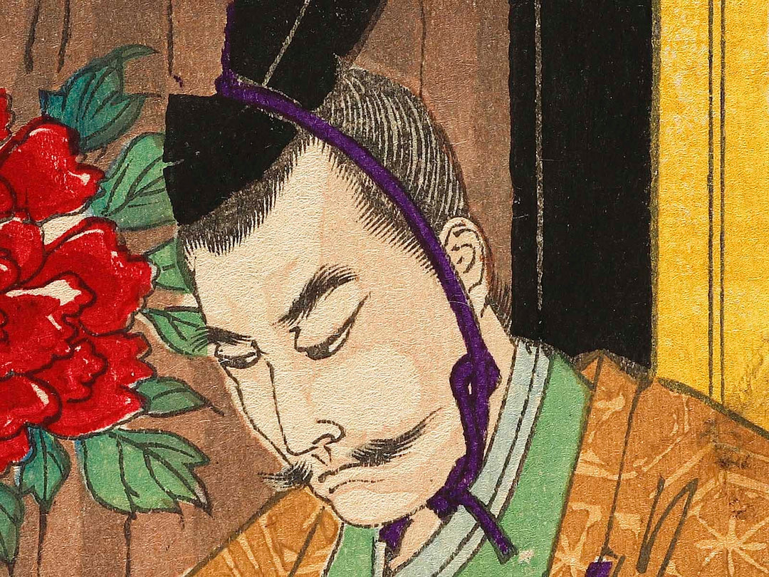 Nakamitsu no isshi Kojumaru migawari from the series Azumanishiki chuya kurabe by Yoshu Chikanobu / BJ338-093