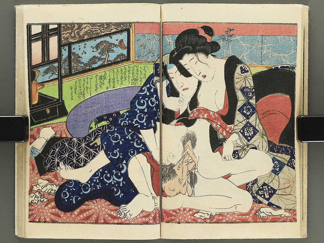 Hana no nemuri shiki monogatari by Insuitei Shozan / BJ355-096