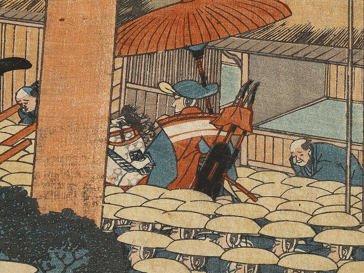 Atsuta ichi no torii from the series Tokaido meisho no uchi by Utagawa Yoshitsuya / BJ333-361