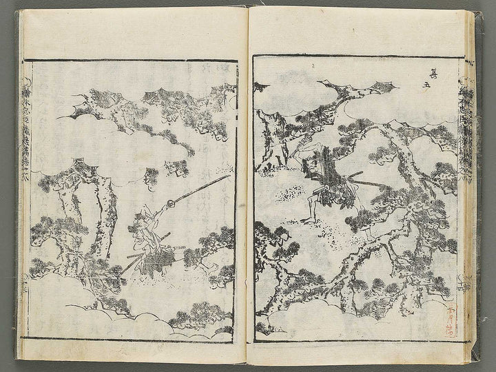 Ehon chushingura Part 2, Book 8 by Hayami Shungyosai / BJ313-789