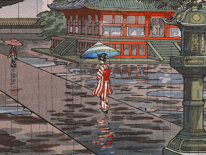 Nara horyuji by Tsuchiya Koitsu, (Large print size) / BJ327-005