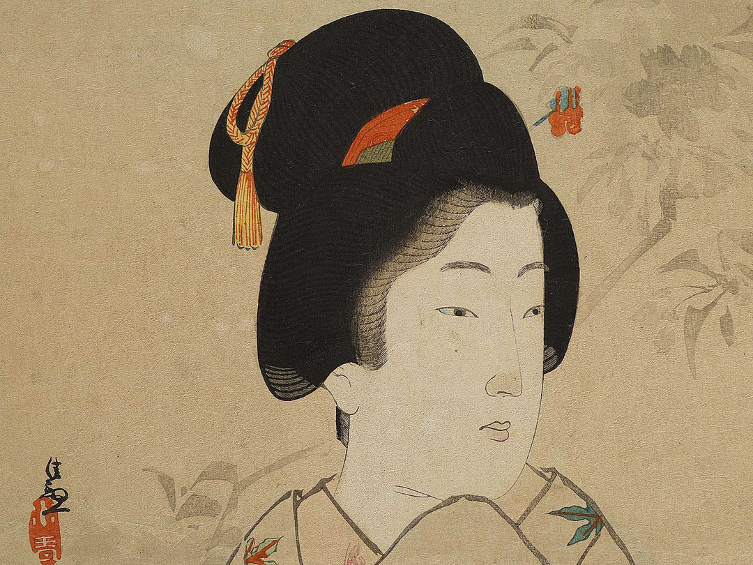 Oshichi from the series Tokyo geigi bijin kurabe by Kobayashi Kiyochika / BJ339-136