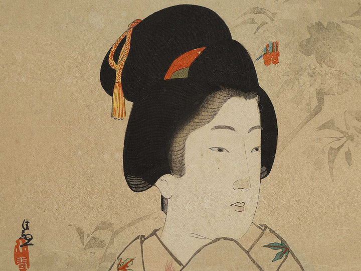 Oshichi from the series Tokyo geigi bijin kurabe by Kobayashi Kiyochika / BJ339-136