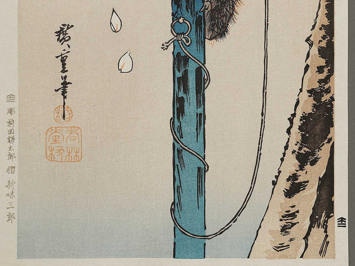 Sakura ni Saru by Utagawa Hiroshige, (Medium print size) / BJ328-167