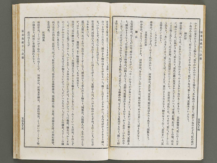 Kojitsu sosho Shozoku shusei 11no maki 12no maki / BJ321-300