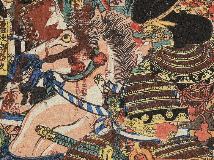 Awazugahara kassen by Utagawa Yoshitora / BJ353-430
