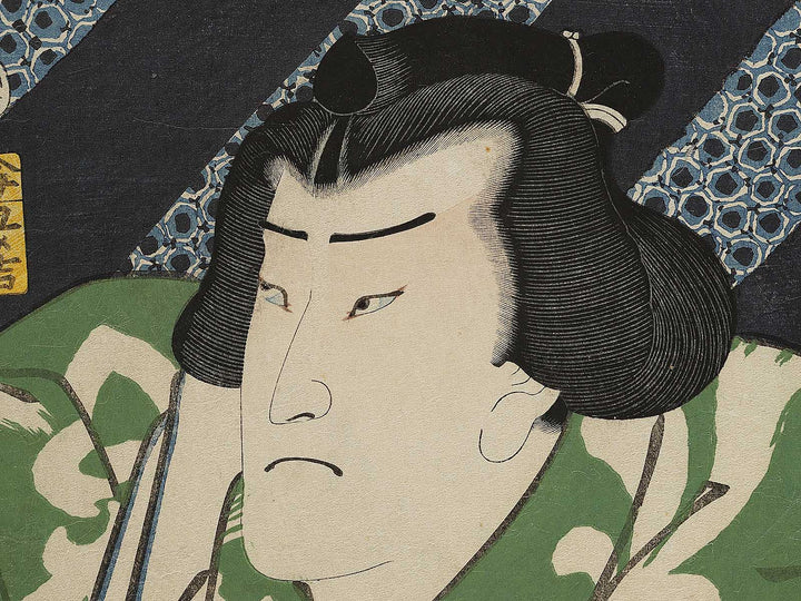 Akitsushima from the series Mitate shusse sumo by Utagawa Kunisada(Toyokuni III) / BJ340-032