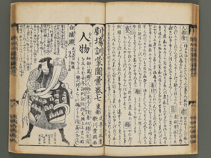 Shibai kinmo zui Volume 6-8 by Katsukawa Shunei / BJ345-457
