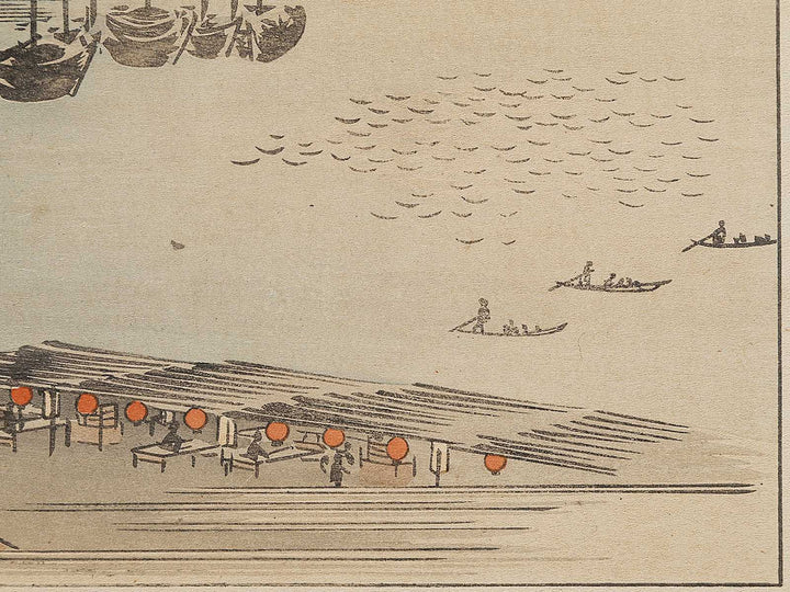 Dosho tsuki no misaki from the series Ehon edo miyage by Utagawa Hiroshige, (Large print size) / BJ332-423