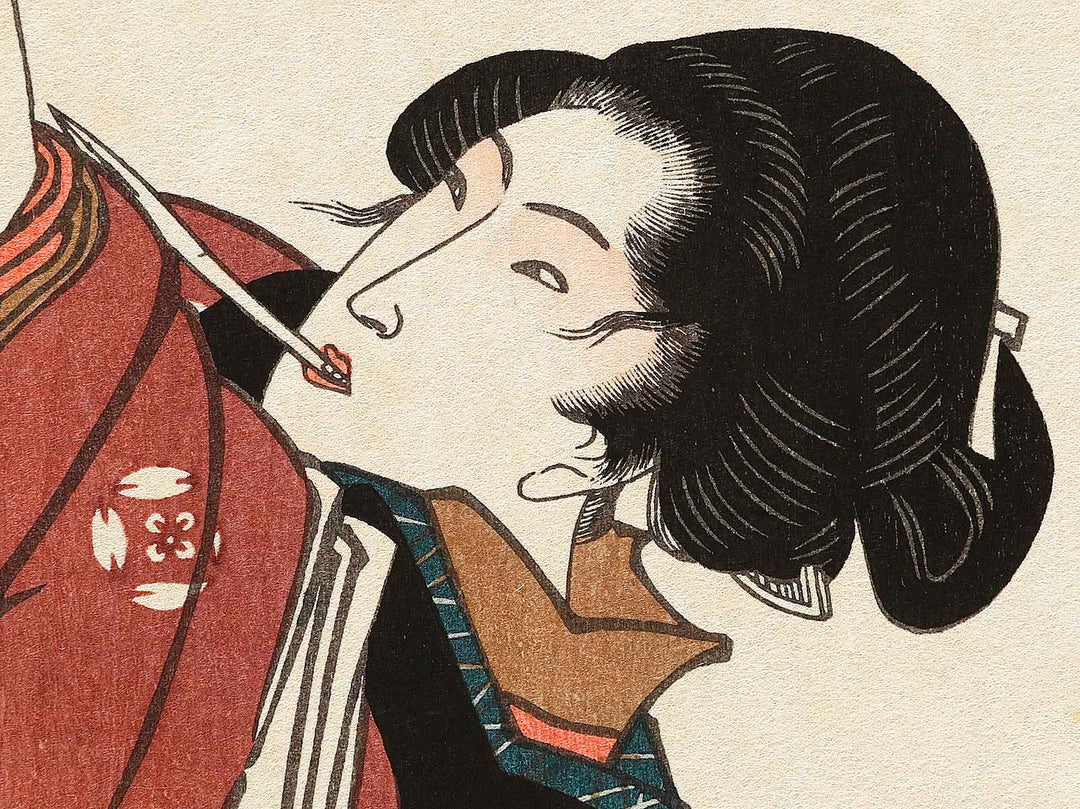 Neko from the series Omou koto kagami no utsushie by Utagawa Kunisada(Toyokuni III), (Large print size) / BJ333-823