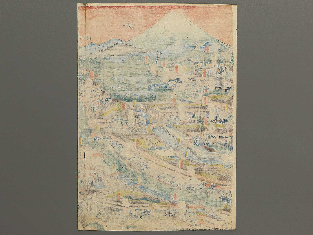 Edo machinami hikeshi no zu by Utagawa Yoshitsuna / BJ349-090