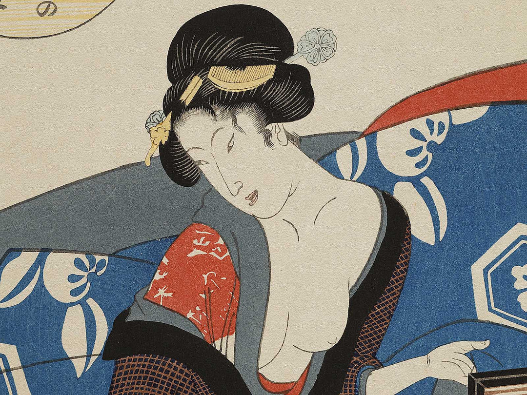 Sirogane no seishoko from the series Jiisei edo kanoko by Utagawa Kunisada(Toyokuni III), (Large print size) / BJ333-697