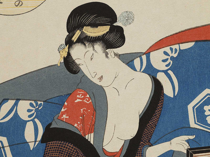 Sirogane no seishoko from the series Jiisei edo kanoko by Utagawa Kunisada(Toyokuni III), (Large print size) / BJ333-697