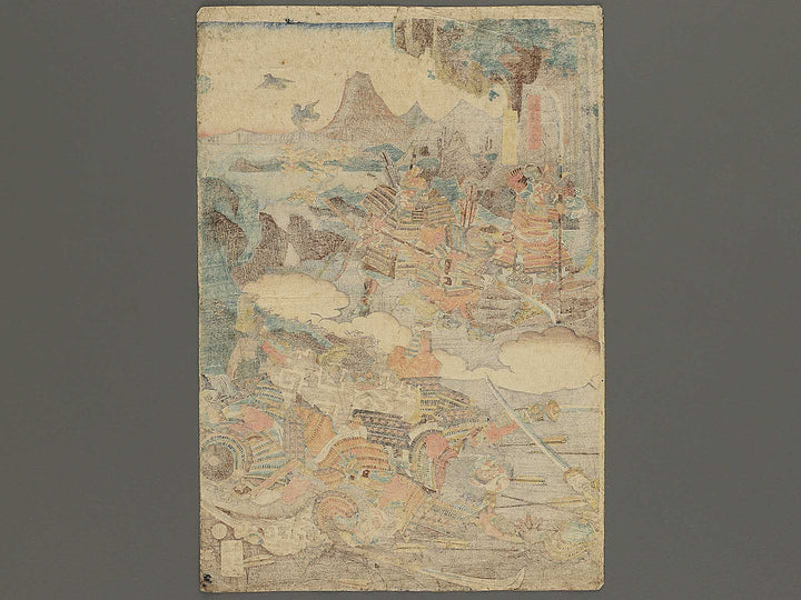 Ishibashiyama Takatsuna shingari komei zu by Utagawa Kunihisa / BJ344-295