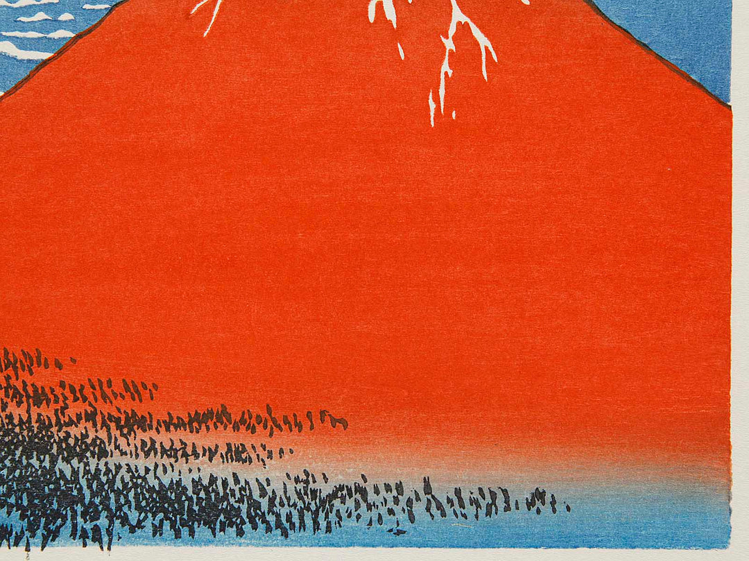 South Wind, Clear Sky from the series Thirty-six Views of Mount Fuji by Katsushika Hokusai, (Medium print size) / BJ288-484