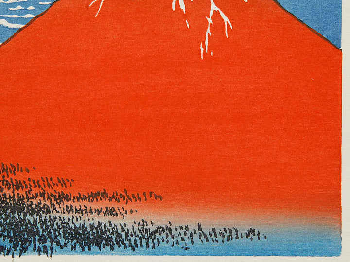 South Wind, Clear Sky from the series Thirty-six Views of Mount Fuji by Katsushika Hokusai, (Medium print size) / BJ288-484