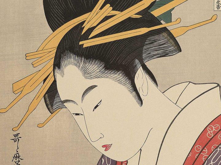Toi no Tamagawa from the series Mutamagawa by Kitagawa Utamaro, (Large print size) / BJ352-212
