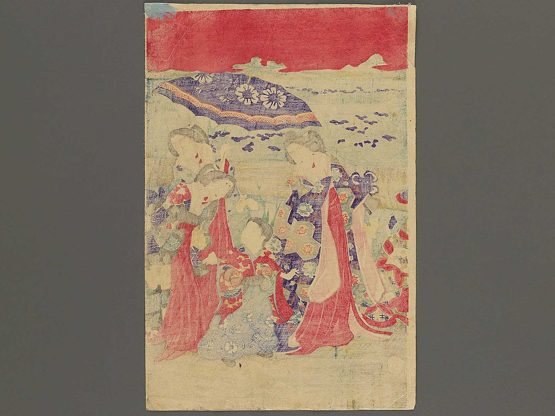 Bijin soroi bana shobu no moyo by Yoshu Chikanobu / BJ345-345