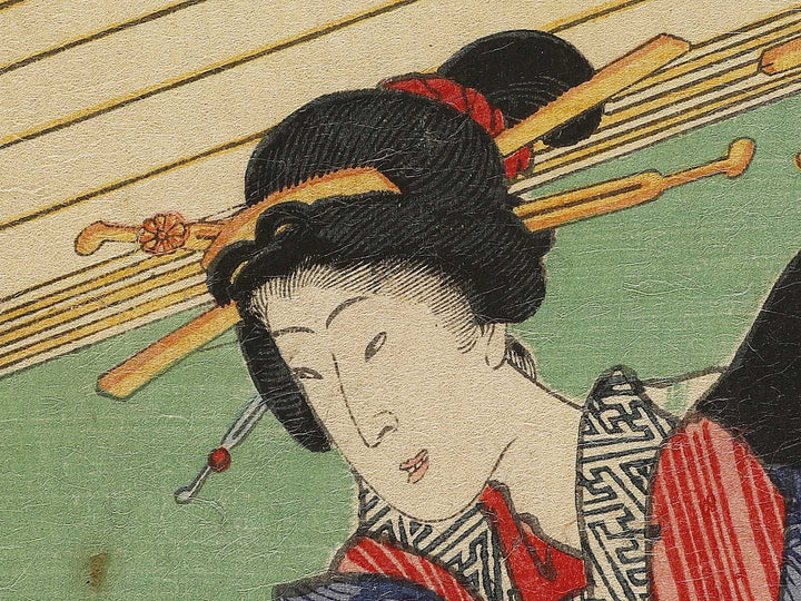 Hiramatsucho Uosen from the series 36 Restaurants in Sweet Spring by Ochiai Yoshiiku / BJ326-424