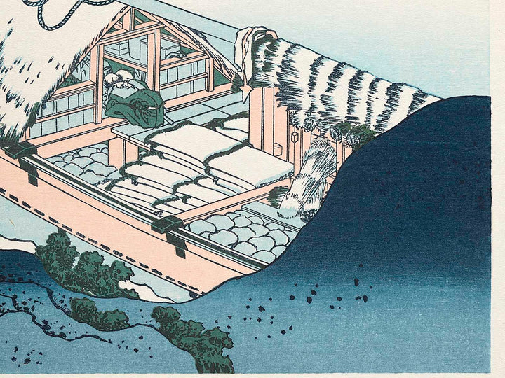 Ushibori in Hitachi Province from the series Thirty-six Views of Mount Fuji by Katsushika Hokusai, (Medium print size) / BJ283-794