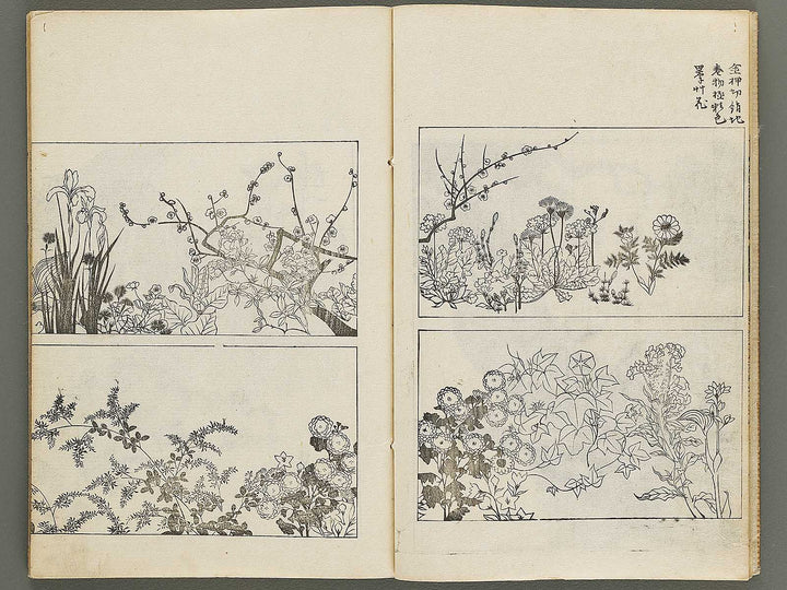 Korin hyakuzu Part 2, (Ge) by Ogata Korin / BJ339-619