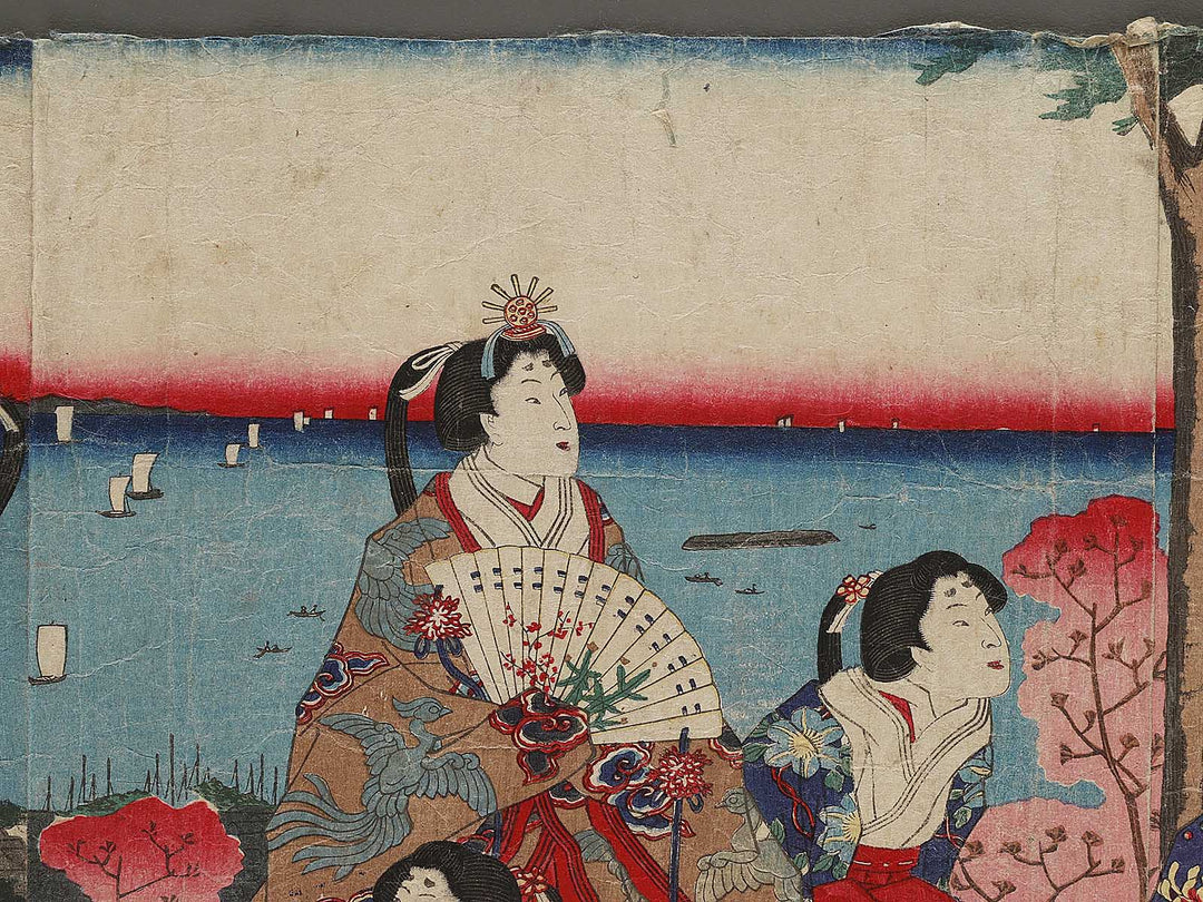 Shibakoenchi Maruyama goyuran no zu by Hachisuka Kuniaki / BJ340-991