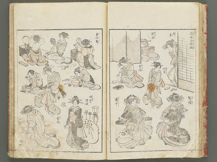 Keisai ukiyo gafu Volume 2 by Keisai Eisen / BJ350-630