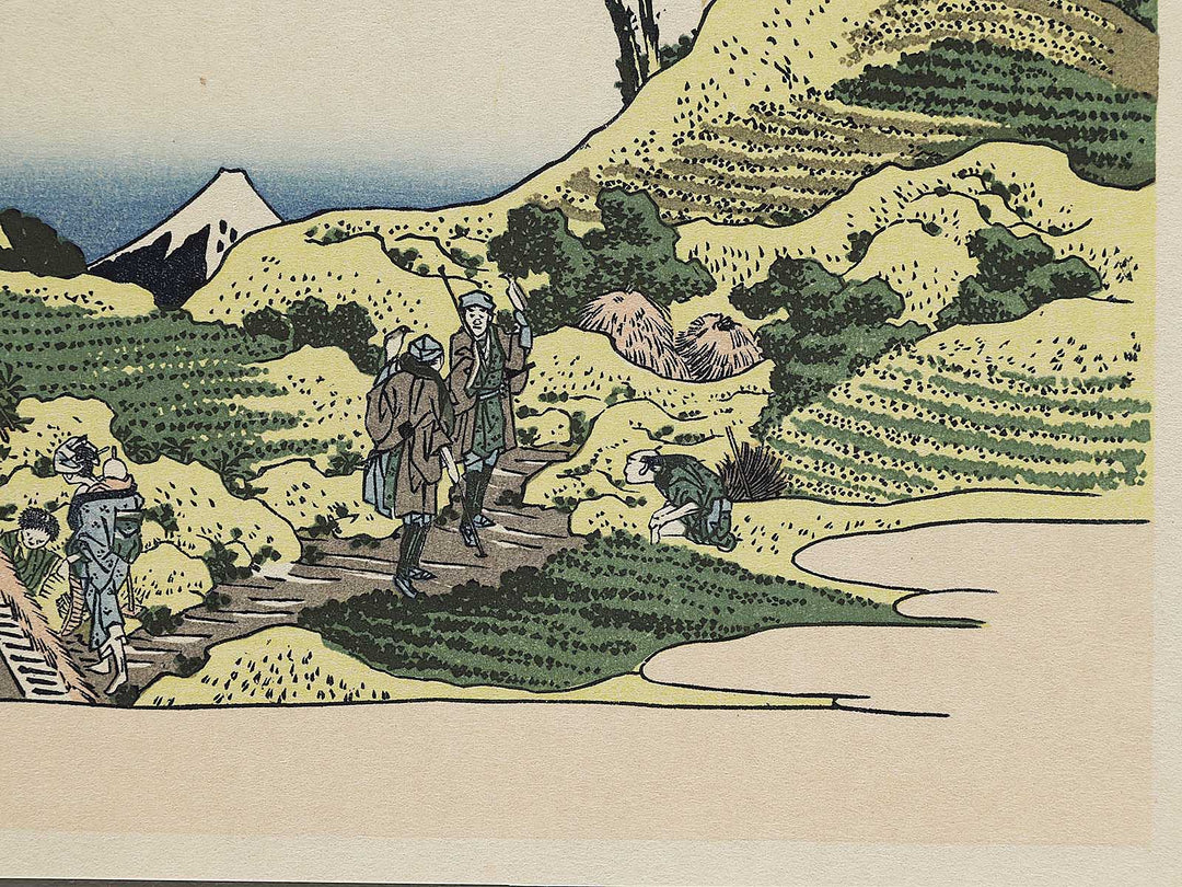 Shimomeguro from the series Thirty-six Views of Mount Fuji by Katsushika Hokusai, (Small print size) / BJ311-157