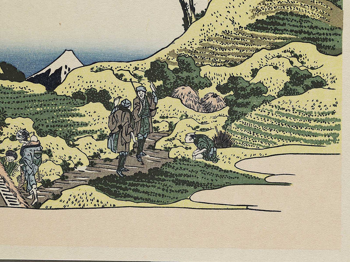 Shimomeguro from the series Thirty-six Views of Mount Fuji by Katsushika Hokusai, (Small print size) / BJ311-157