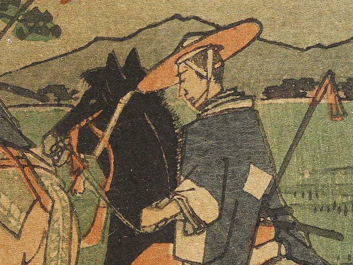 Kakegawa from the series Tokaido by Utagawa Hiroshige   / BJ334-495