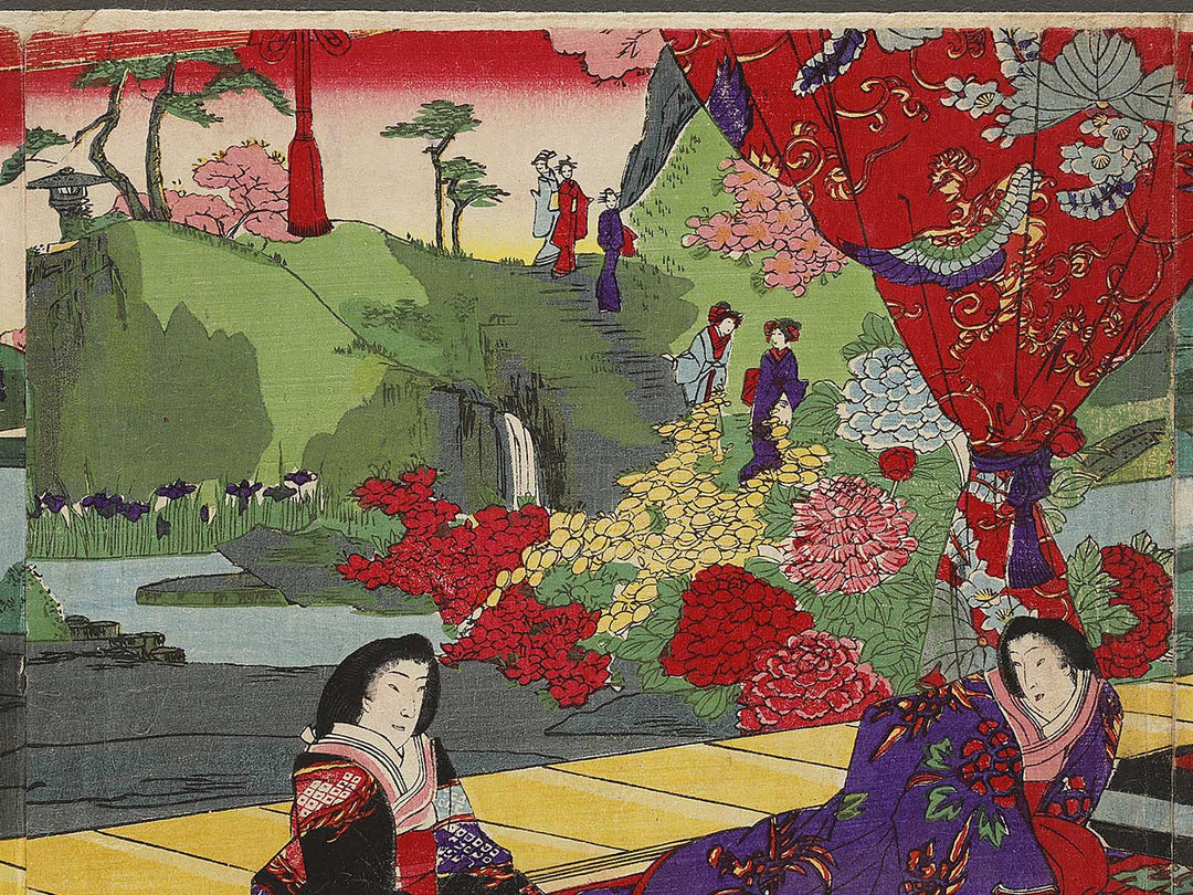 Kari kokyo oniwa haiken no zu by Yoshu Chikanobu / BJ320-922