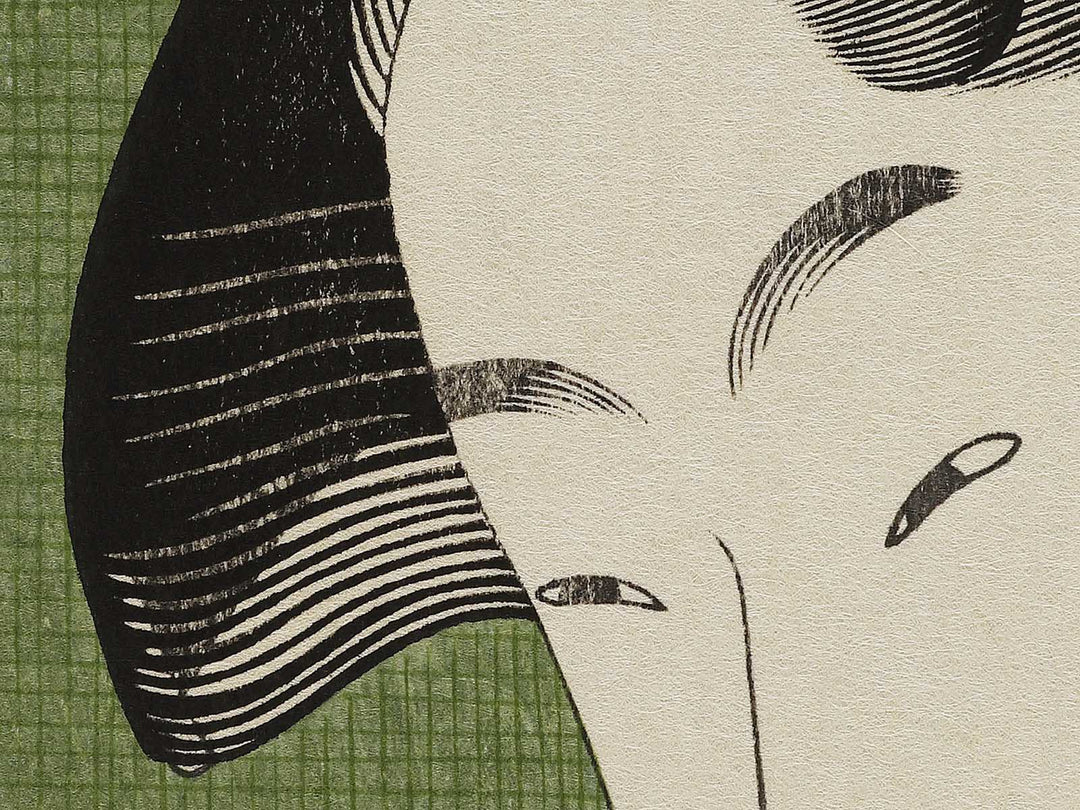 Kasumi ori musume hinagata by Kitagawa Utamaro, (Large print size) / BJ320-208