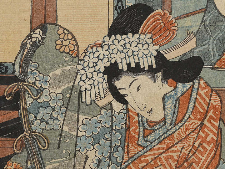 Taira no Kiyomori kaii wo miru zu by Hiroshige / BJ341-467