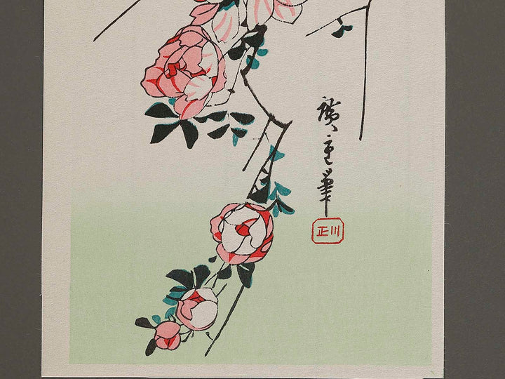 Bara to ruridori by Utagawa Hiroshige, (Small print size) / BJ327-054