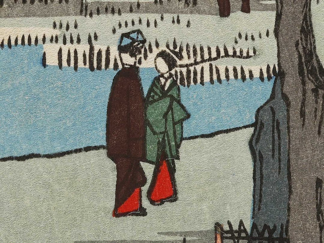 Plum Garden, Kamata from the series One Hundred Famous Views of Edo by Utagawa Hiroshige, (Large print size) / BJ328-356